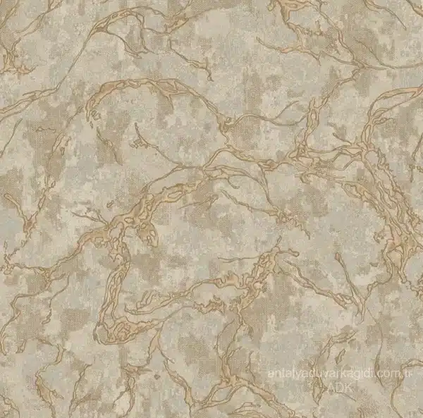 Altın damar desenli duvar kağıdı - Görsel 5