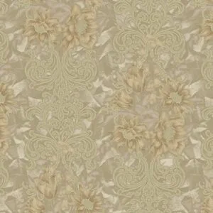 AdaWall 7805-3 Bej Çiçekli Rokoko Damask Duvar Kağıdı 16 m2 AdaWall 7805-3 Bej Çiçekli Rokoko Damask Duvar Kağıdı 16 m2