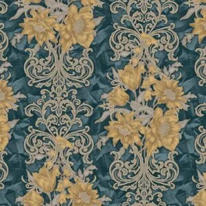 AdaWall 7805-4 Koyu Zümrüt Yeşili Çiçekli Rokoko Damask Duvar Kağıdı AdaWall 7805-4 Koyu Zümrüt Yeşili Çiçekli Rokoko Damask Duvar Kağıdı